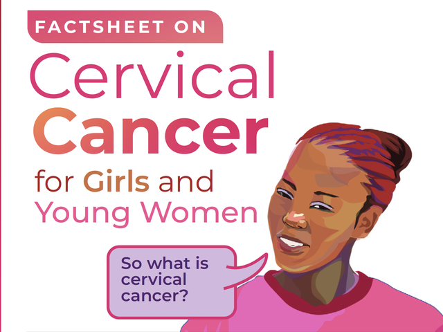 Factsheet on Cervical Cancer for Girls and Young Women