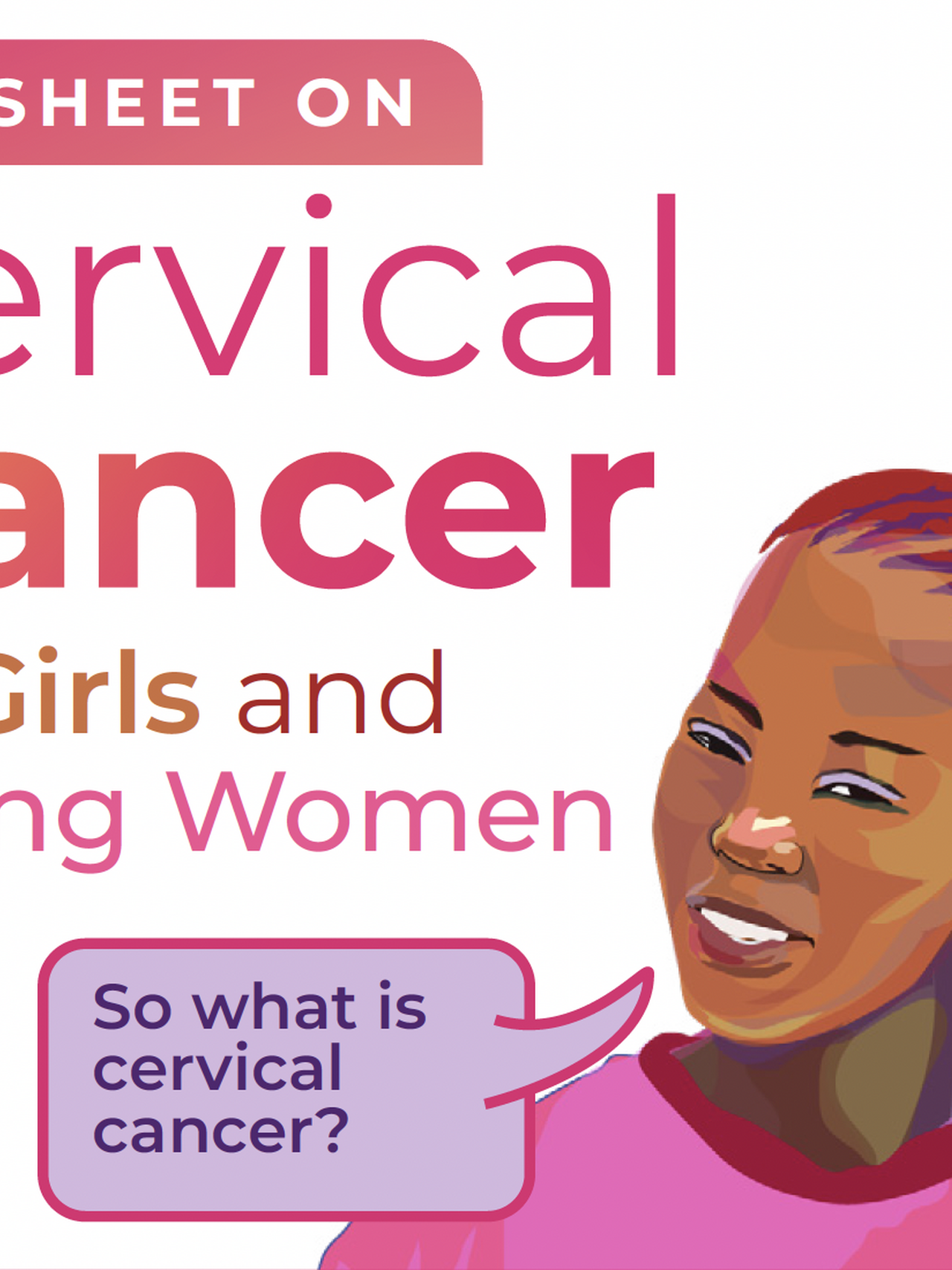 Factsheet on Cervical Cancer for Girls and Young Women