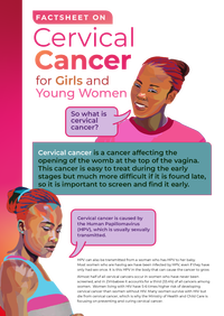 Factsheet on Cervical Cancer for Girls… | 2gether 4 SRHR Knowledge Hub