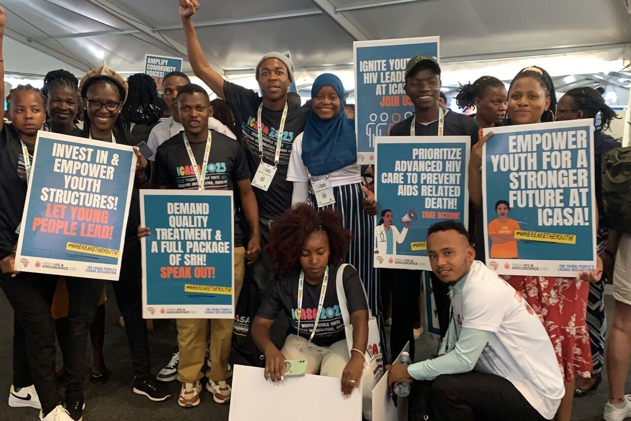 UNITED campaigners at ICASA 2